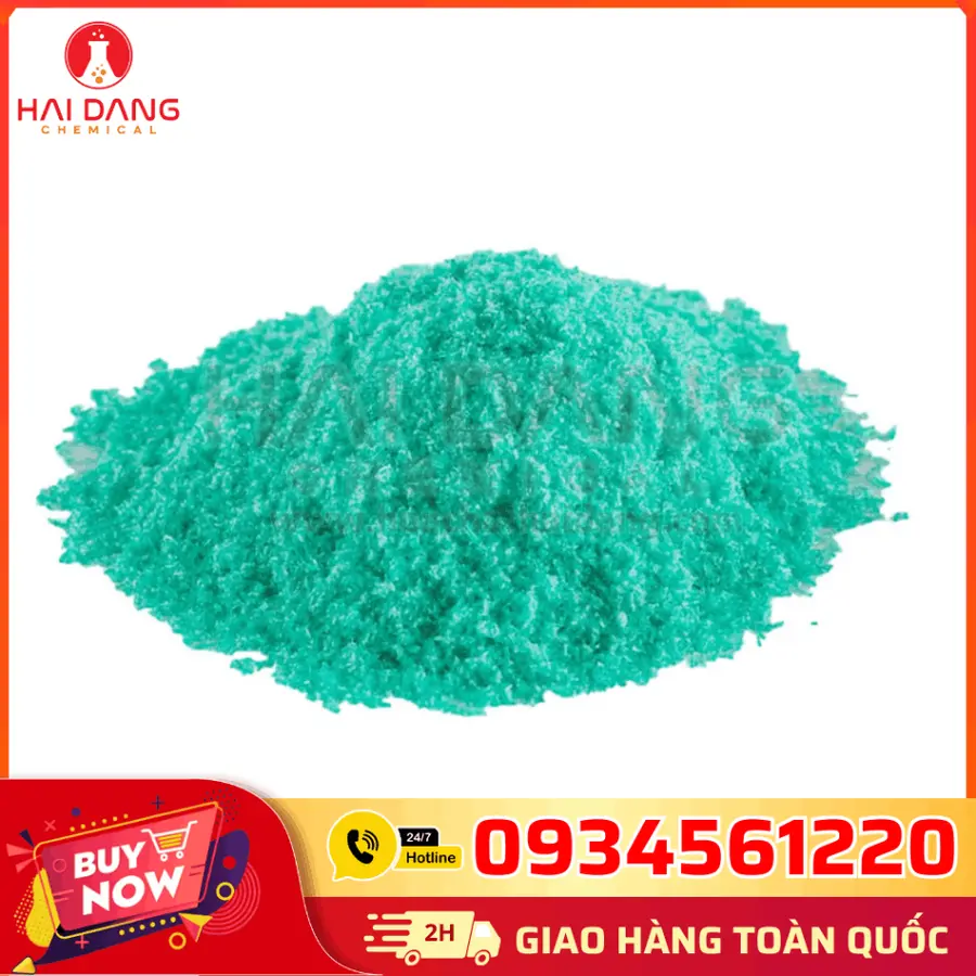 Đồng Cacbonat CuCO₃ 95% Trung Quốc 25kg Thùng