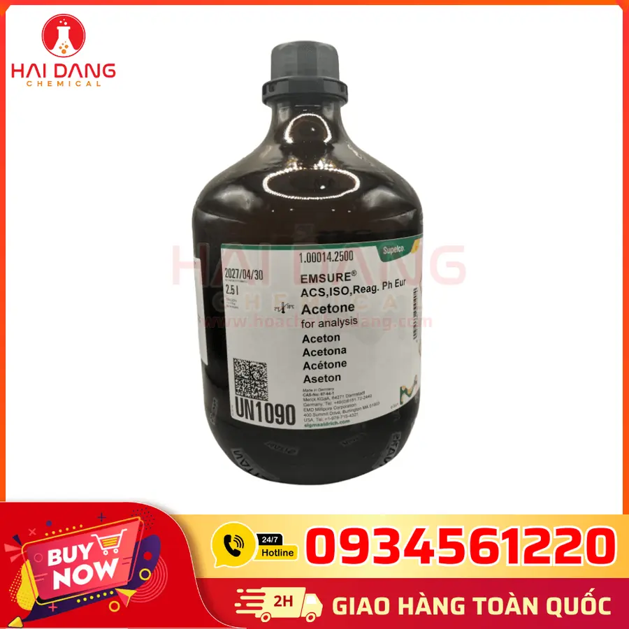 Acetone C3H6O Lọ 2.5L – Merck