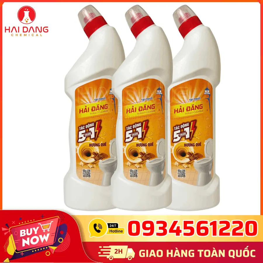 Nước Tẩy Toilet Hải Đăng Hương Quế Can 10l