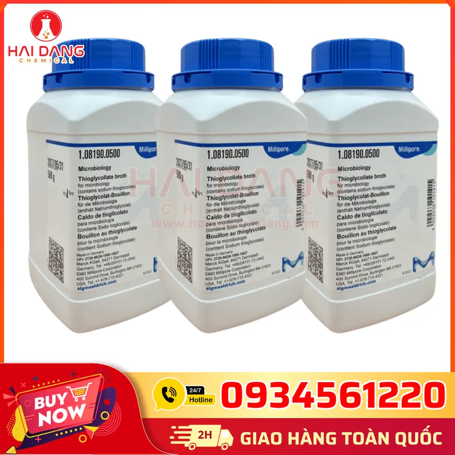 Thioglycollate Broth Đức Merck Lọ 500g