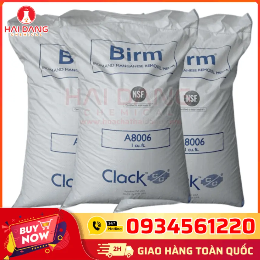 Hạt Birm Khử Sắt Mỹ – Vật Liệu Lọc Cao Cấp
