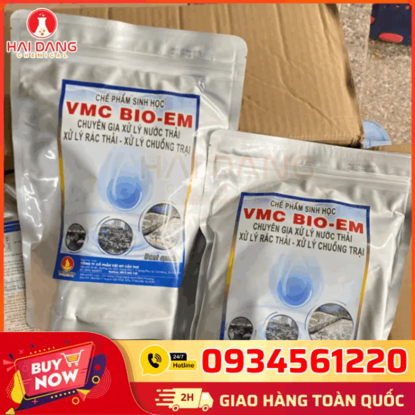 Chế phẩm Vi sinh Bột (VMC Bio em) | >10⁹ CFU/g | Việt Nam | 1kg/Gói