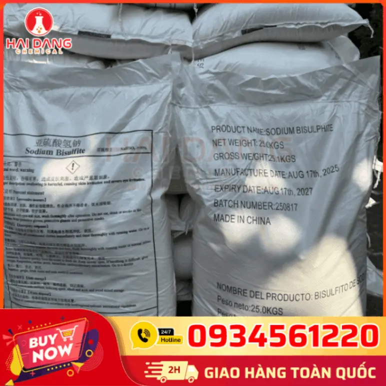 Sodium Bisulphite NaHSO₃ 99%