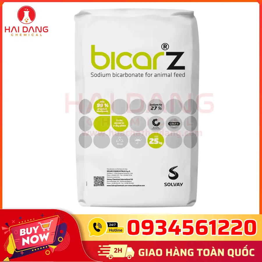 Baking Soda NaHCO3 Sodium Bicarbonate Bicar Z 25kg/bao- Chất Tẩy Rửa Cho Nhà Hàng, Khách Sạn 
