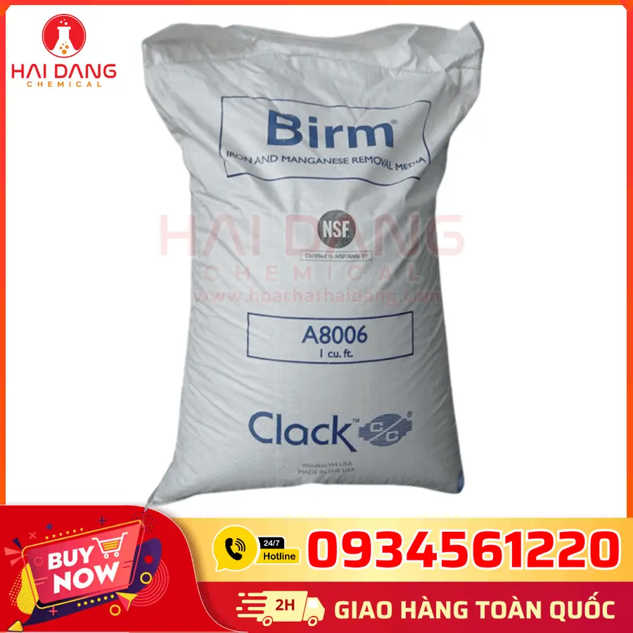 Hạt Birm Khử Sắt Mỹ – Vật Liệu Lọc Cao Cấp