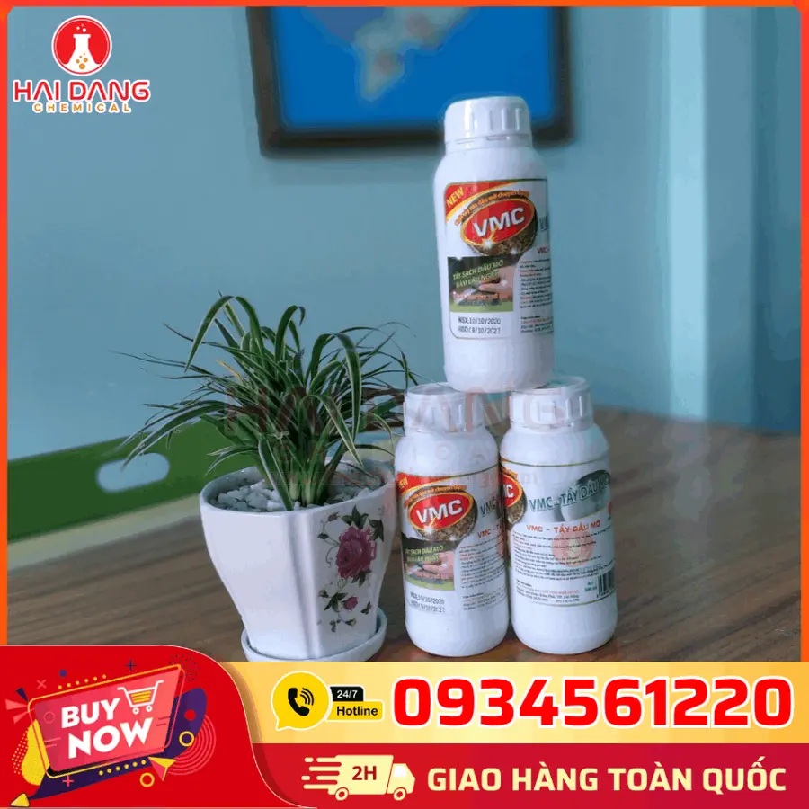 Tẩy Dầu Mỡ VMC Việt Nam 1L/Chai – Chất Tẩy Rửa Vệ Sinh Nhà Cửa