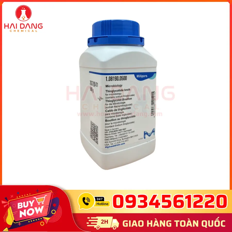 Thioglycollate Broth Đức Merck Lọ 500g