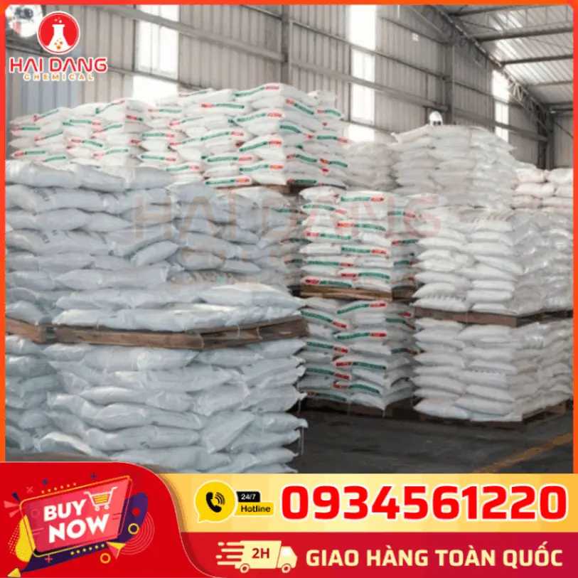 Canxi Cacbonat CaCO₃ 95% Việt Nam 25kg/bao