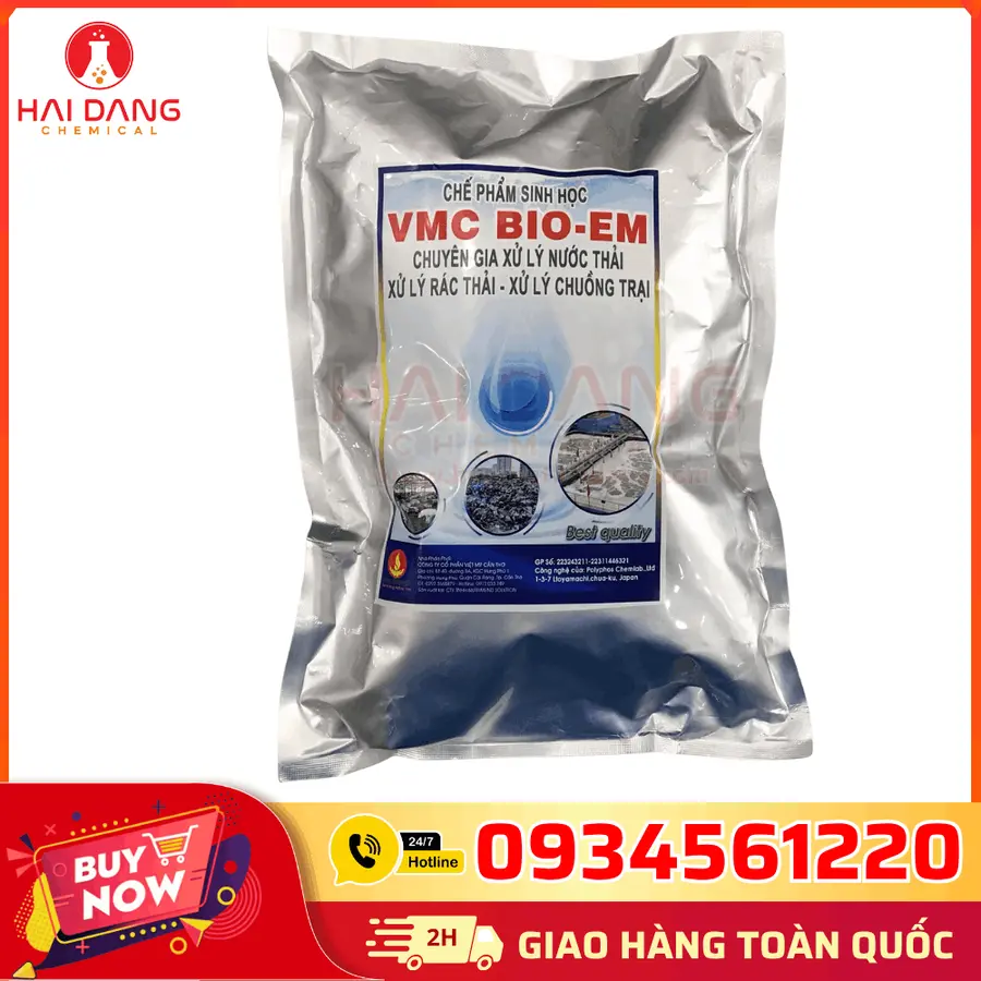 Chế phẩm Vi sinh Bột (VMC Bio em) | >10⁹ CFU/g | Việt Nam | 1kg/Gói