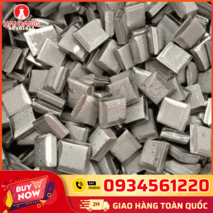 Anode Niken Tấm 1x1 Ni >99.9% Canada 50 kg/thùng