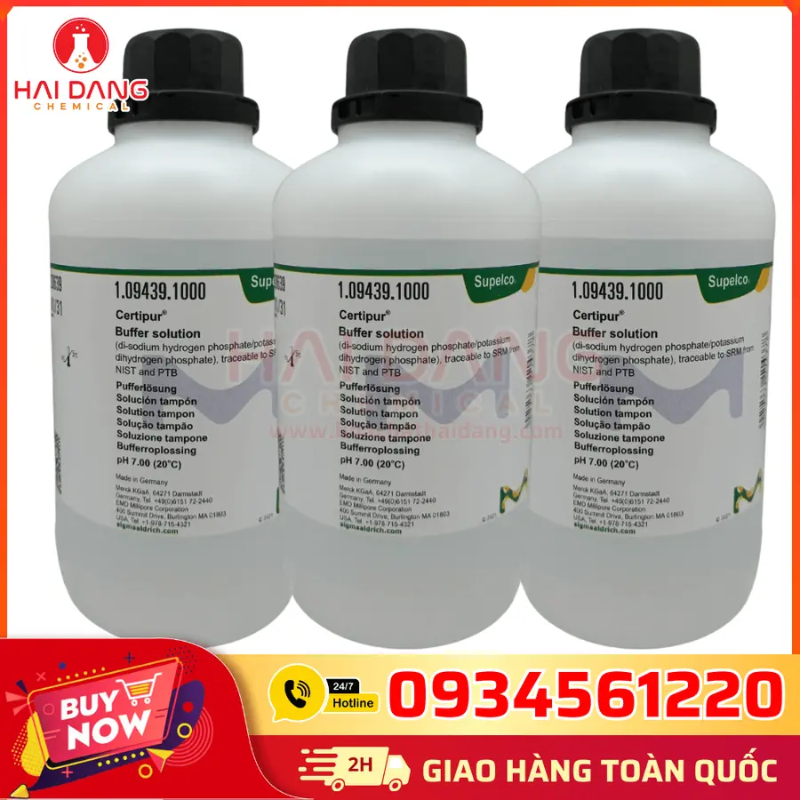 Dung Dịch Chuẩn pH 7 Lọ 1L Merck
