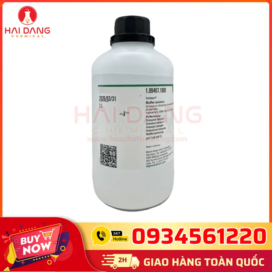 Disodium Hydrogen Phosphate Na₂HPO₄ Lọ 500g – Merck