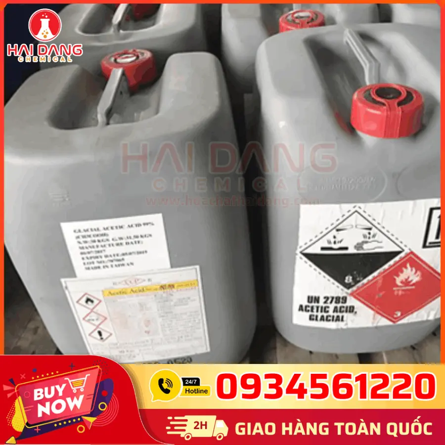 Axit Axetic (Acetic Acid) CH₃COOH 99% Đài Loan