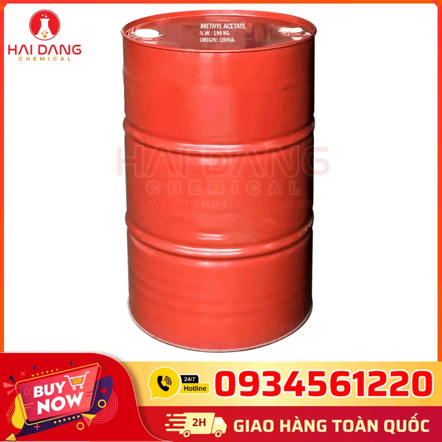 Methyl Acetate 99.5% – Dung môi pha sơn – Công nghiệp – Phuy 190kg