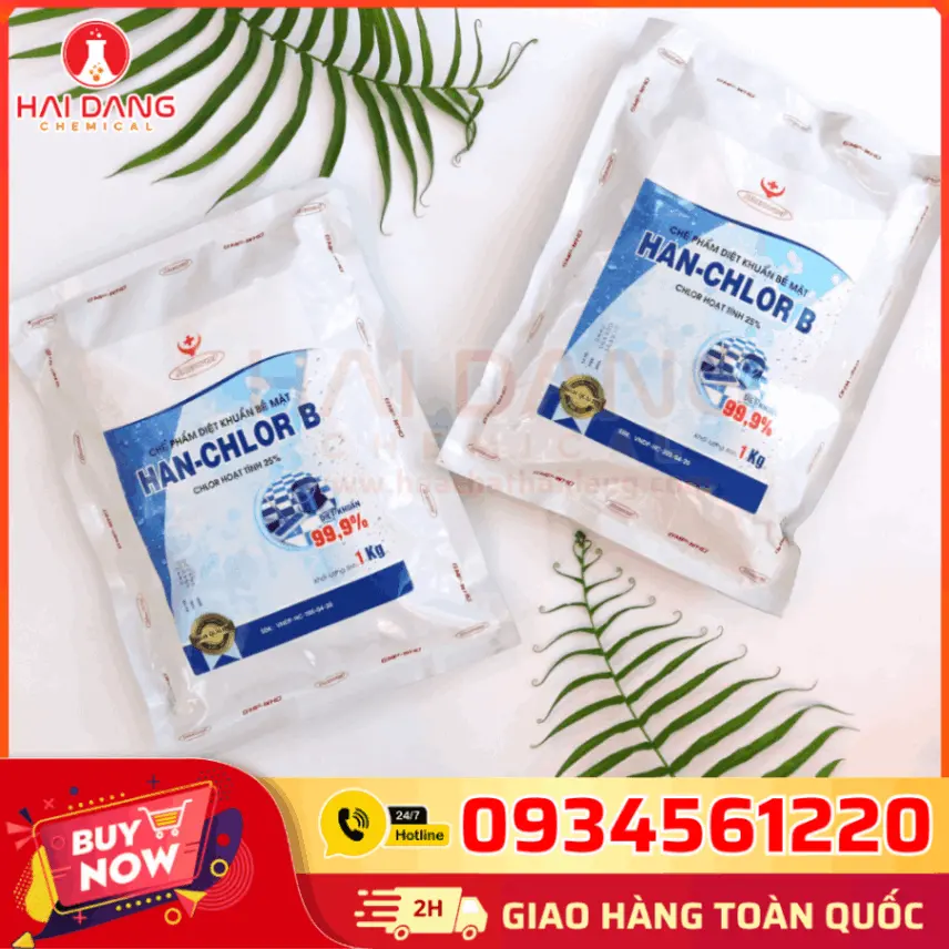 Cloramin B 1kg – Khử Trùng Ao Nuôi, Dụng Cụ – Diệt Vi Khuẩn Mạnh