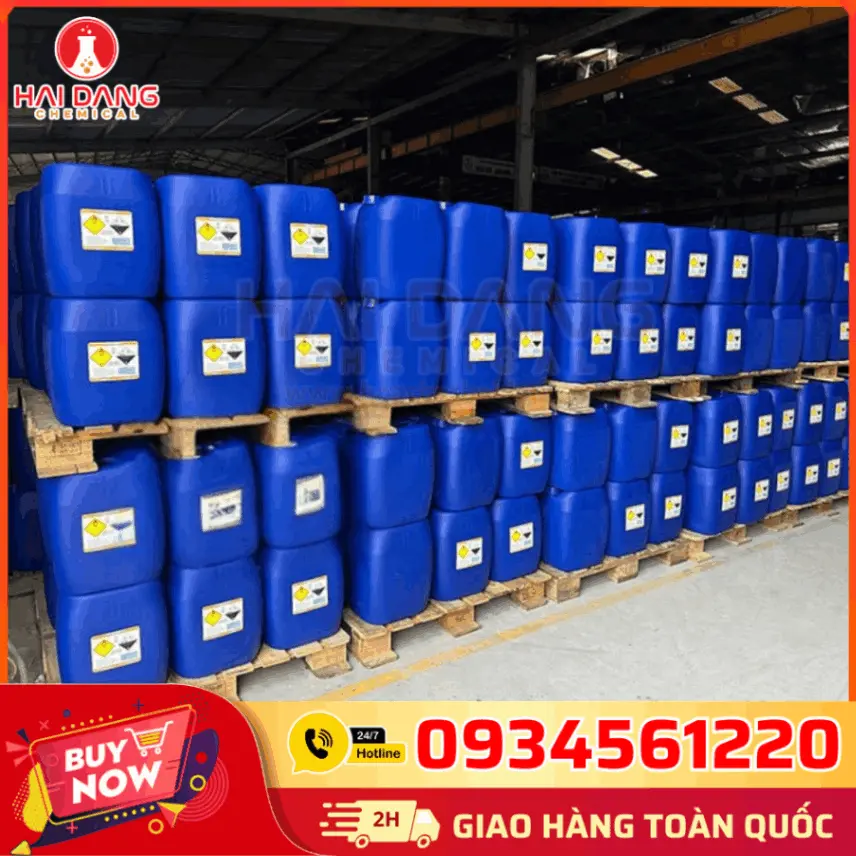 Oxy Già Hydrogen Peroxide H2O2 Hàn Quốc 30kg/can - Chất Tẩy Rửa Cho Nhà Hàng, Khách Sạn 