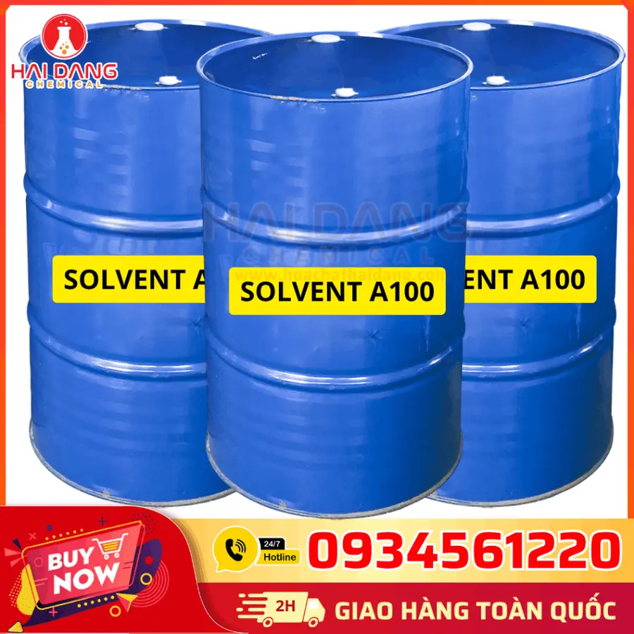 Solvent A100 C9H12 99% Singapore – Dung Môi Tẩy Rửa Dầu Mỡ, Mực In, Nhựa Bám