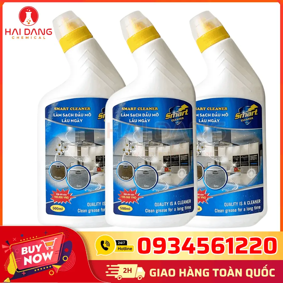 Tẩy Dầu Mỡ Smart Cleanner Việt Nam 300ml/chai