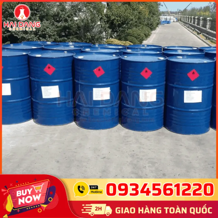 Butanol C4H10O 99% – Dung môi Alcohol pha sơn – Phuy 165kg
