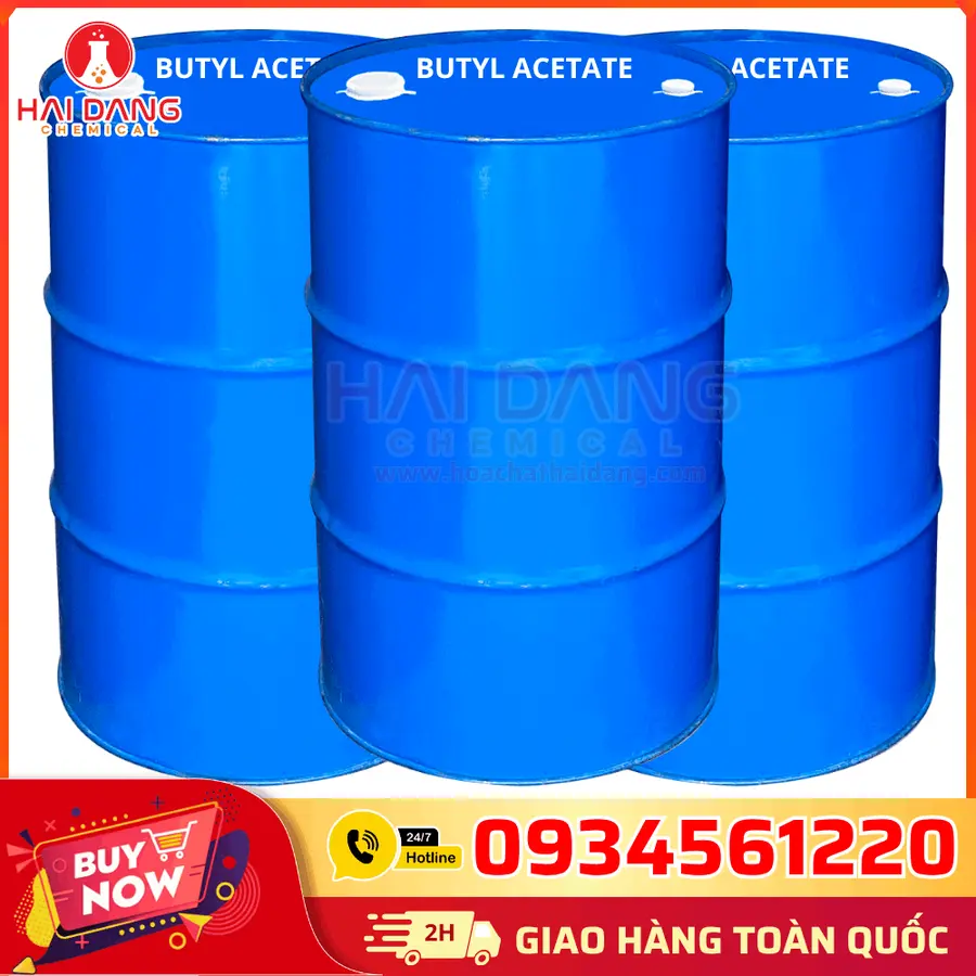 Butyl Acetate C6H12O2 99.5% Malaysia – Dung Môi Tẩy Rửa Mực In, Keo, Sơn Bám Công Nghiệp