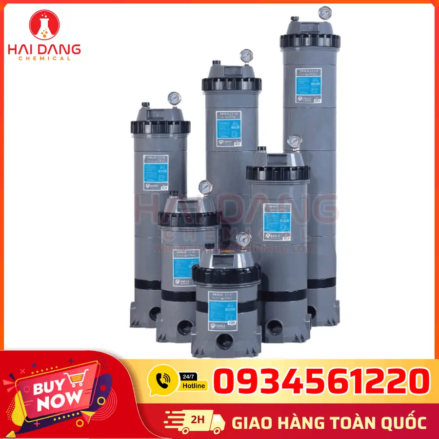 Cột Lọc Cartridge Emaux CF75 Lõi Giấy Lọc Tinh Cho Hồ Bơi