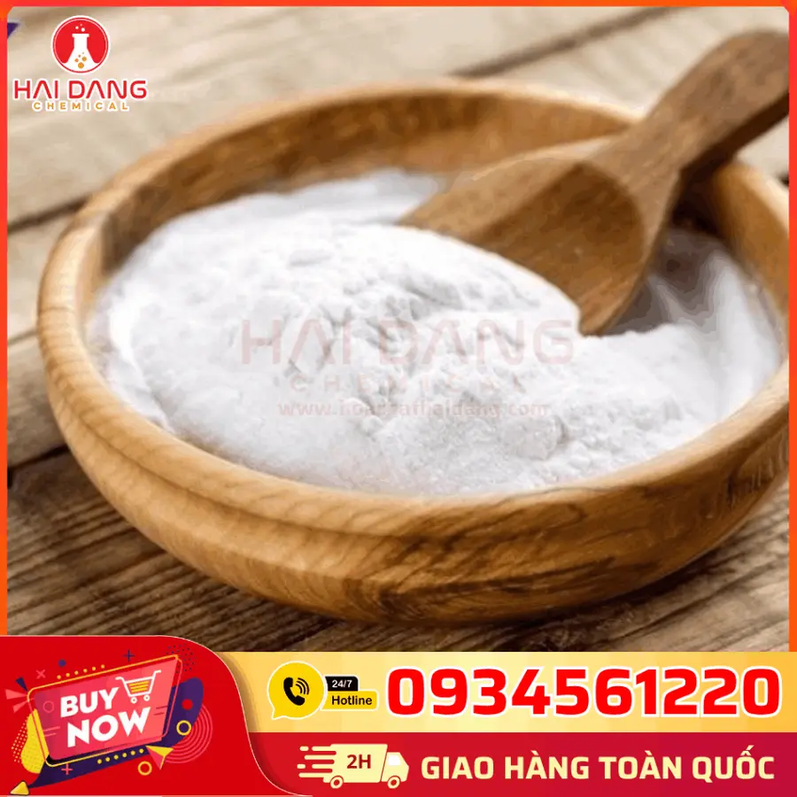 Natri Bicarbonat (Baking Soda) | NaHCO₃ | 99% | Trung Quốc | 25kg/bao