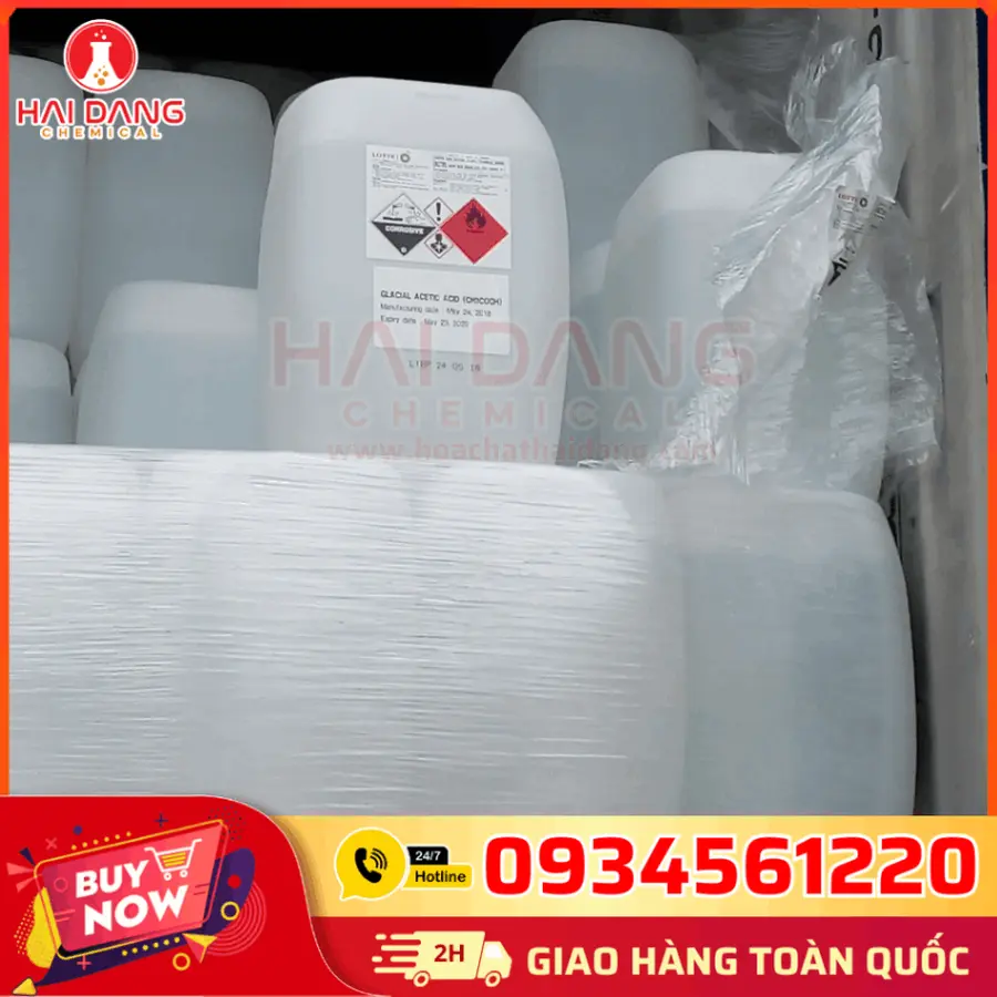Acid Acetic CH3COOH ≥99% Hàn Quốc 30kg/can