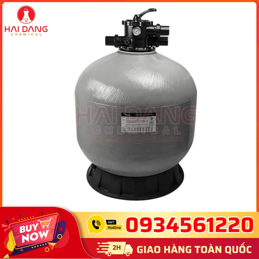 Bình Lọc Cát Emaux V1000 Sợi Thủy Tinh Siêu Bền D1000