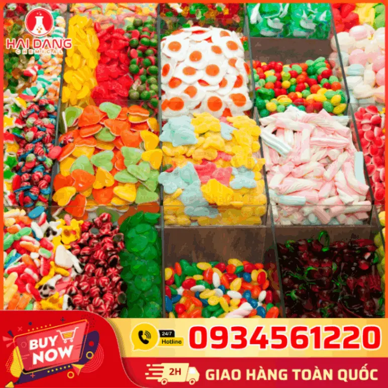 Hương Hoa Quả Tổng Hợp (Tutti Frutti) Bột 1kg/gói