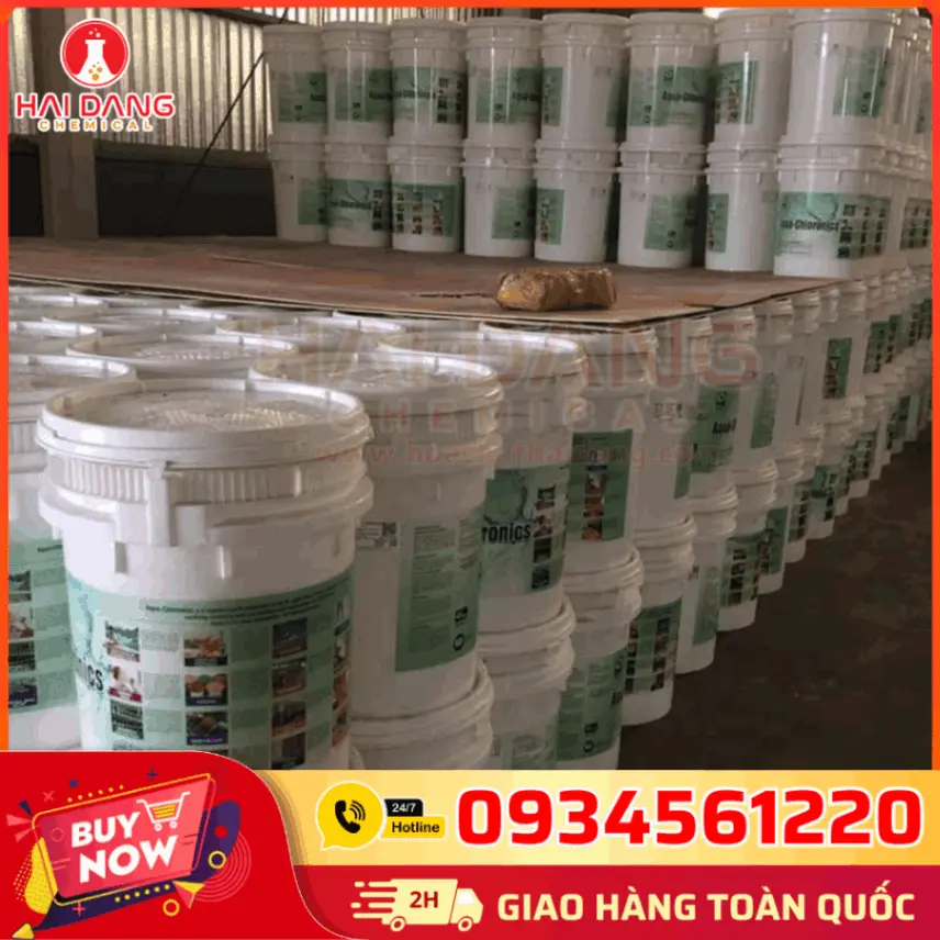Clorin Aqua Chloronics Ca(ClO)₂ Ấn Độ 70% 45kg/thùng