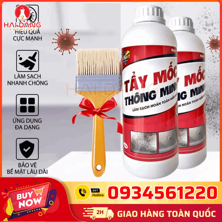 Tẩy Mốc Smart TM Việt Nam 1lít/chai