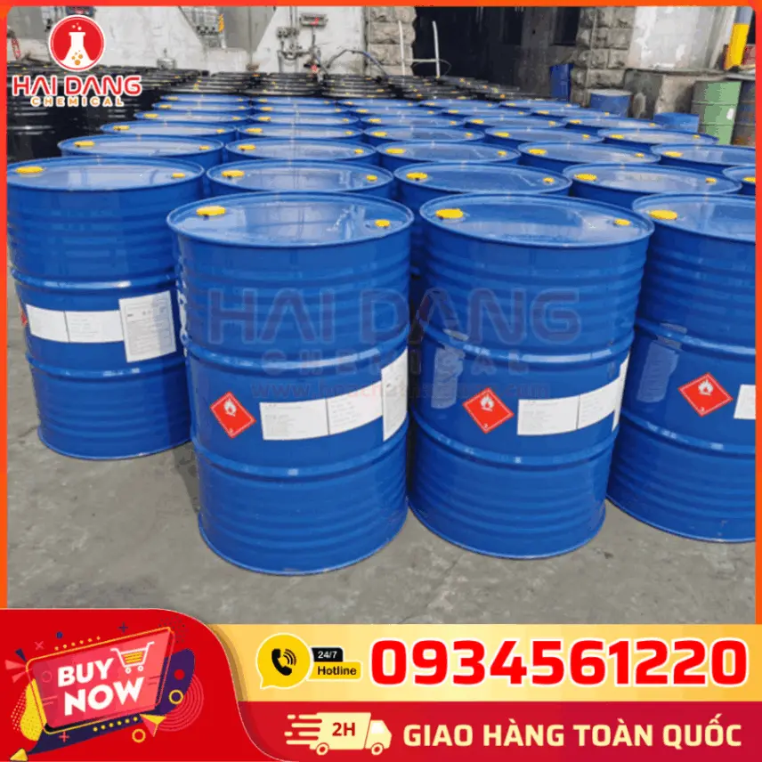 Propylene Glycol Methyl Ether (PM) – Phuy 190kg – Dung môi pha sơn