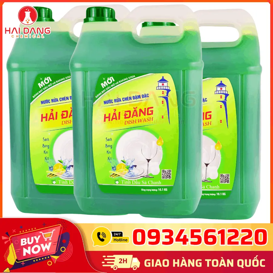 Nước Rửa Chén Hải Đăng Hương Sả Chanh Việt Nam