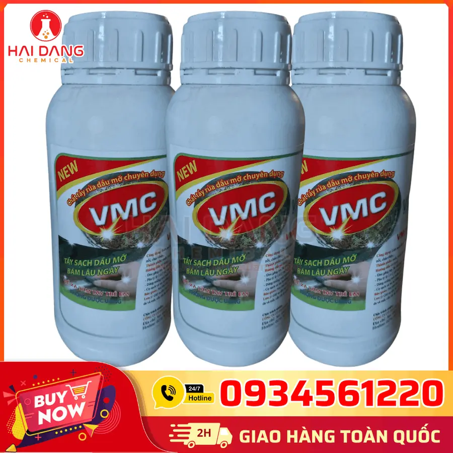 Tẩy Dầu Mỡ VMC Việt Nam 1L/Chai – Chất Tẩy Rửa Vệ Sinh Nhà Cửa