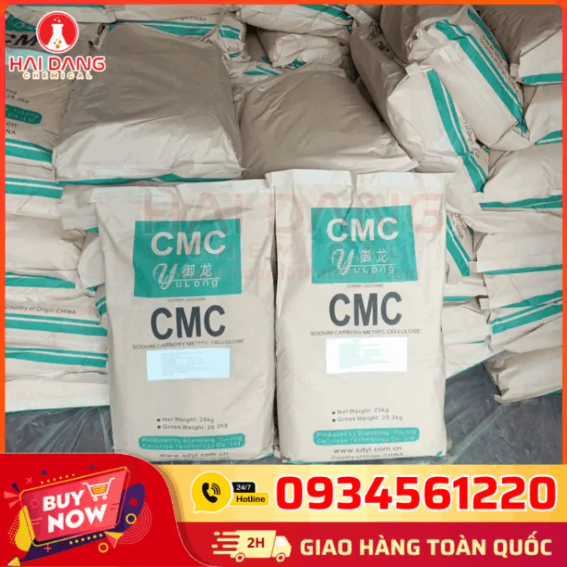 Chất Tạo Đặc CMC Carboxymethyl Cellulose 25kg Trung Quốc