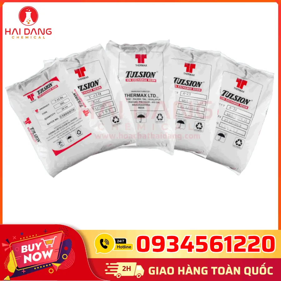 Hạt Trao Đổi ION Tulsion Mixbed MB 115 Thermax Ấn Độ 25L/bao