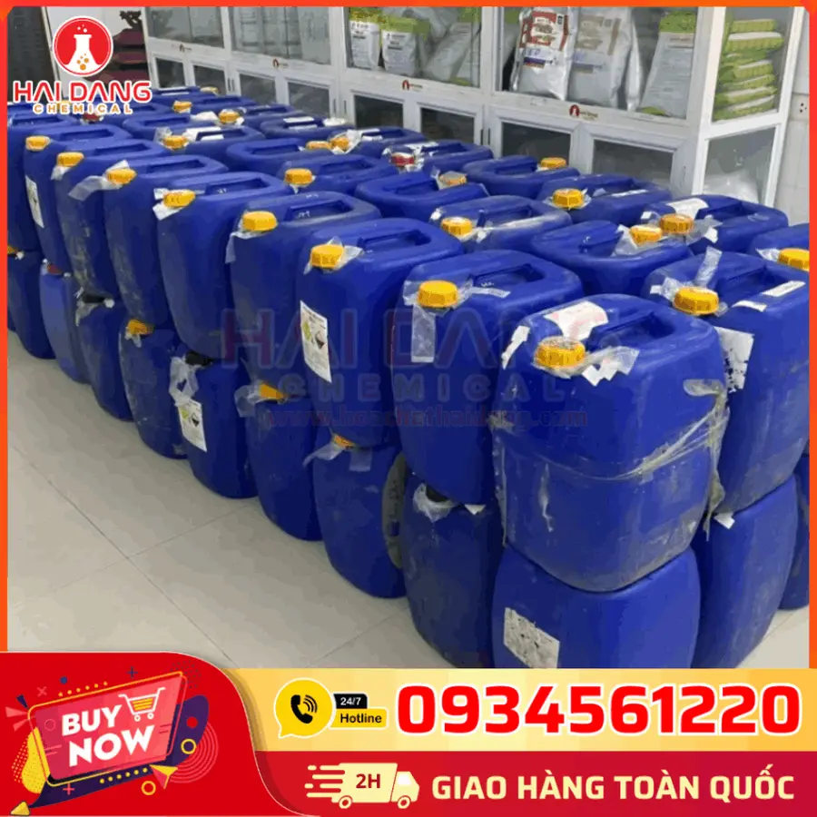 Axit Clohydric HCl 35% – Điều Chỉnh pH Nước Ao, Làm Sạch Thiết Bị Thủy Sản