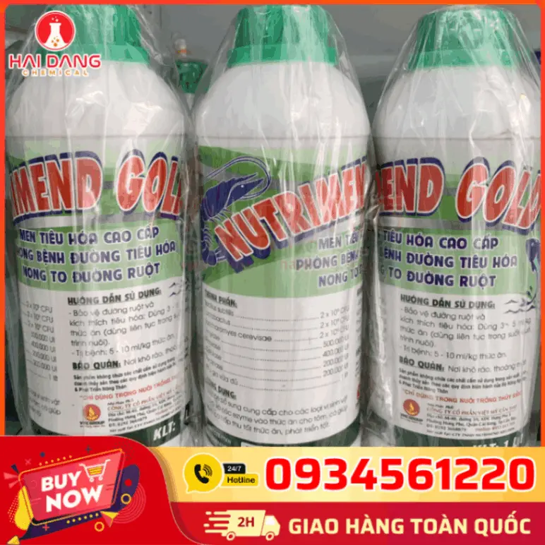 Nutrimend Gold 1 Lít/Chai – Bổ Gan, Tăng Miễn Dịch, Kích Thích Tiêu Hóa