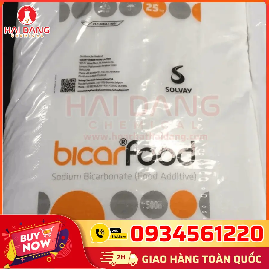 Baking Soda NaHCO3 Sodium Bicarbonate Ý 25kg/bao - Chất Tẩy Rửa Cho Nhà Hàng, Khách Sạn 