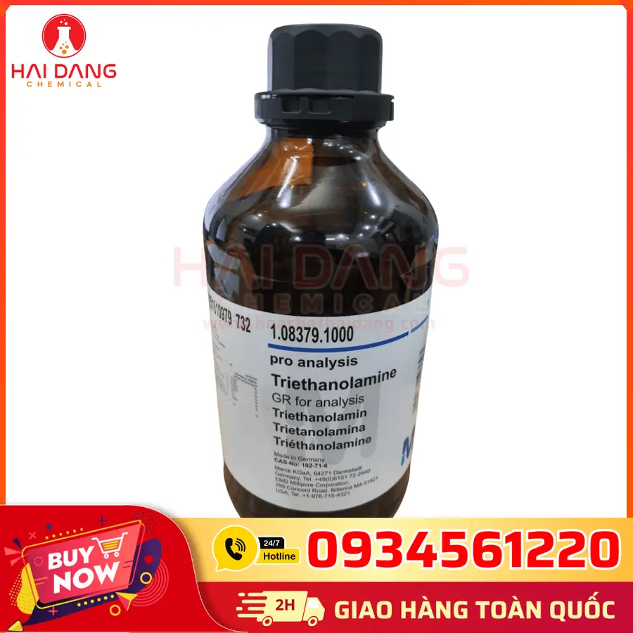 Triethanolamine C₆H₁₅NO₃ Lọ 1L – Merck