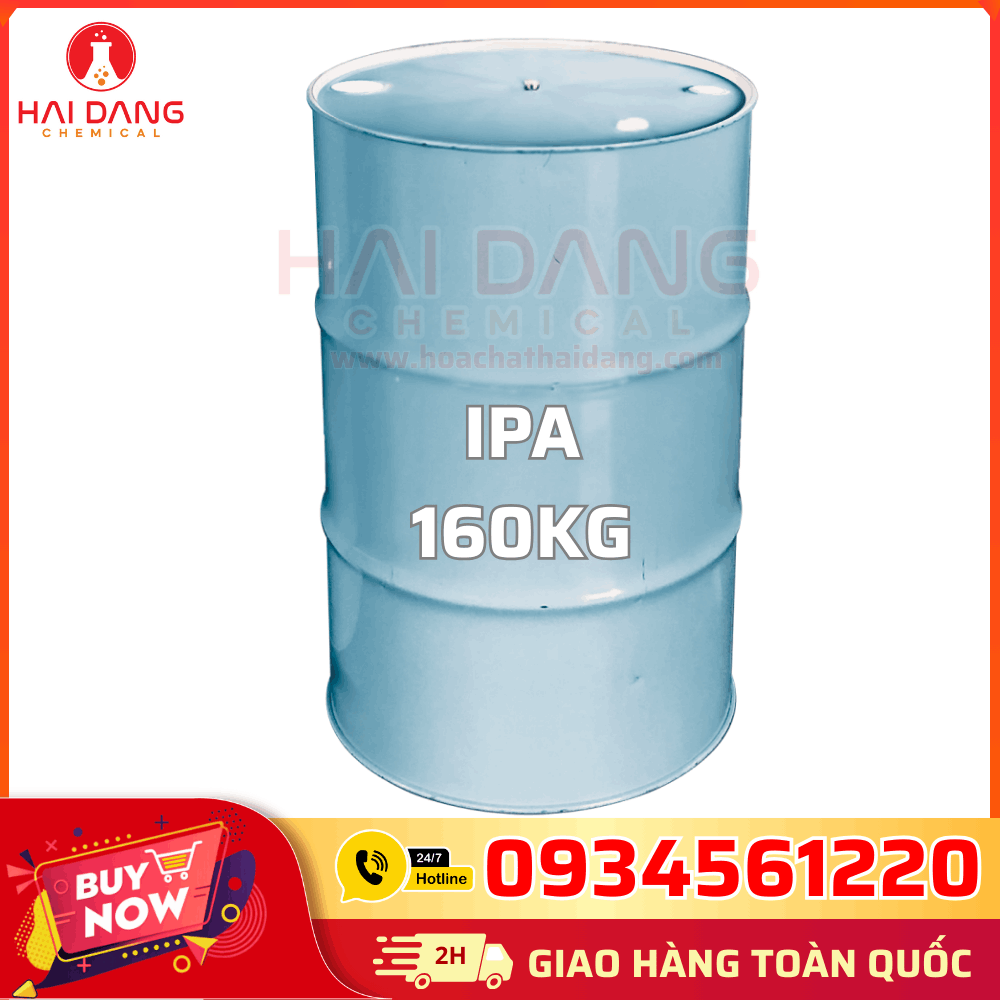 Dung Môi Iso Propyl Alcohol IPA Hàn Quốc Phuy 160kg – Hóa Chất Hải Đăng