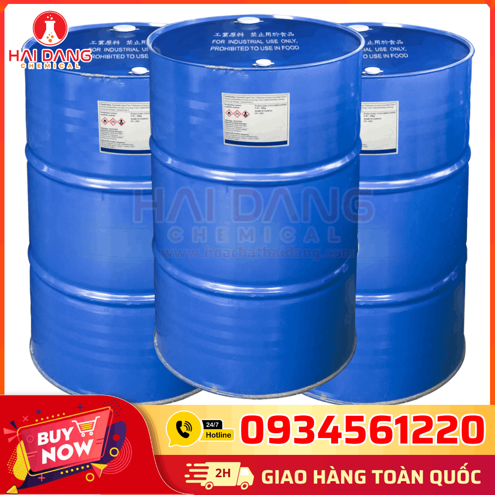 Cyclohexanone 99% – Hóa Chất Công Nghiệp Dung Môi Cho Sơn, Keo, Nhựa, Cao Su