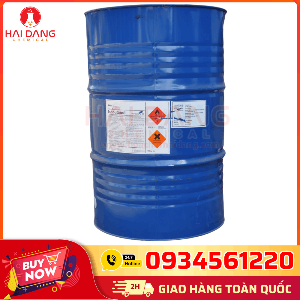 Iso Butanol C₄H₁₀O phuy 167kg – Dung Môi Alcohol Pha Sơn Công Nghiệp Cao Cấp