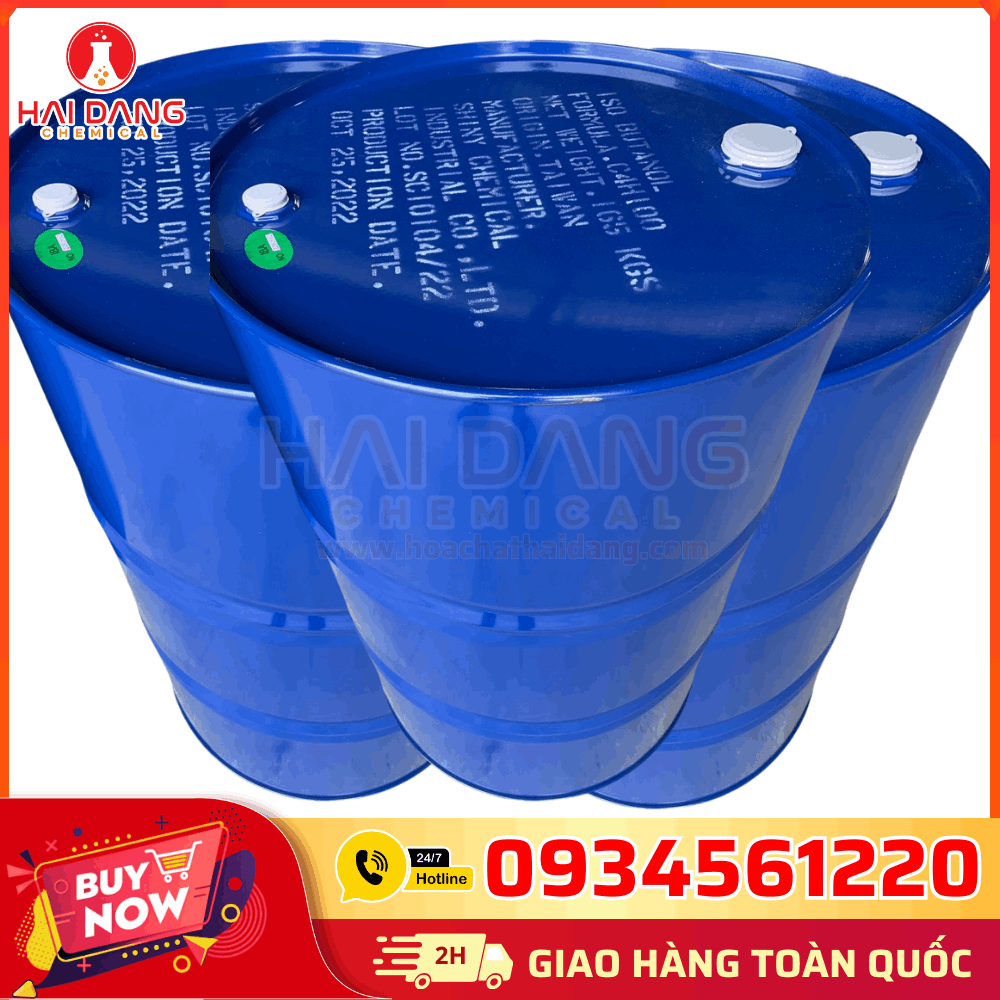 Iso Butanol – Dung Môi Alcohol Pha Sơn Công Nghiệp, COA MSDS Đầy Đủ
