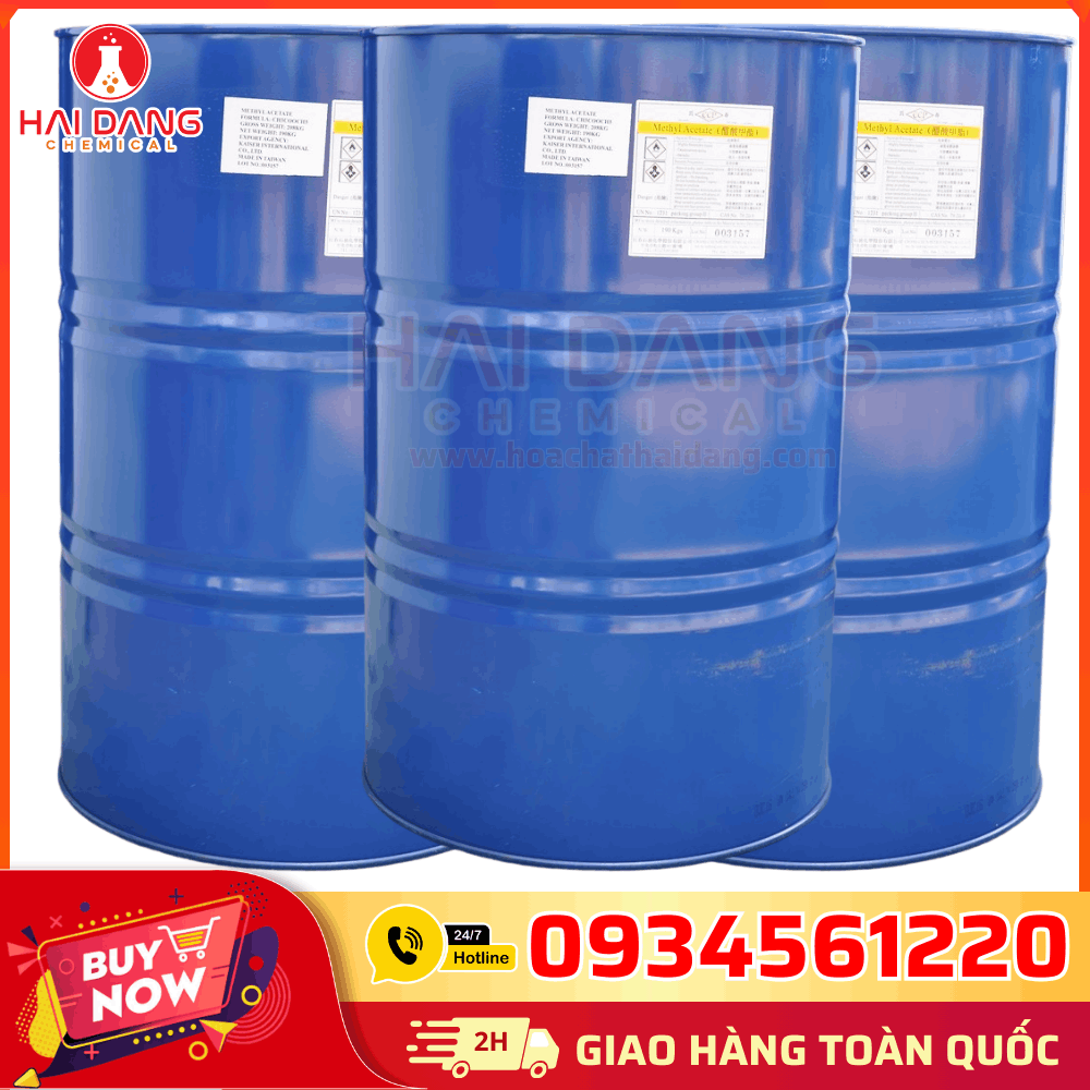 Phuy 180kg Propyl Acetate – Hóa Chất Công Nghiệp Cho Sơn, Keo, Nhựa, Cao Su