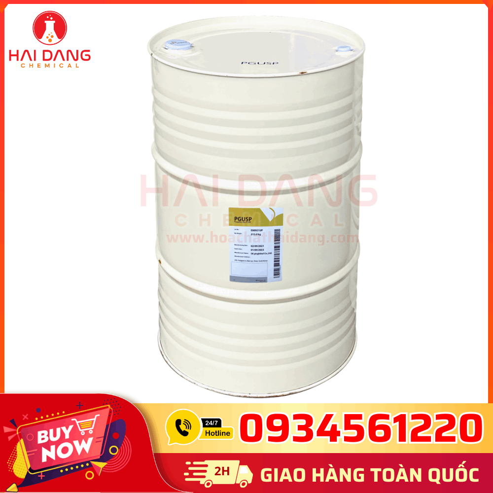 Propylene Glycol PG C₃H₈O₂ – Dung Môi Pha Sơn Công Nghiệp Cao Cấp
