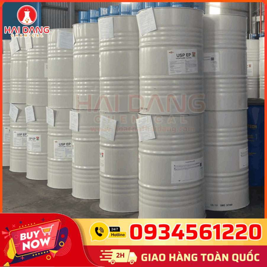 PG C₃H₈O₂ – Dung Môi Pha Sơn Công Nghiệp, COA MSDS Đầy Đủ