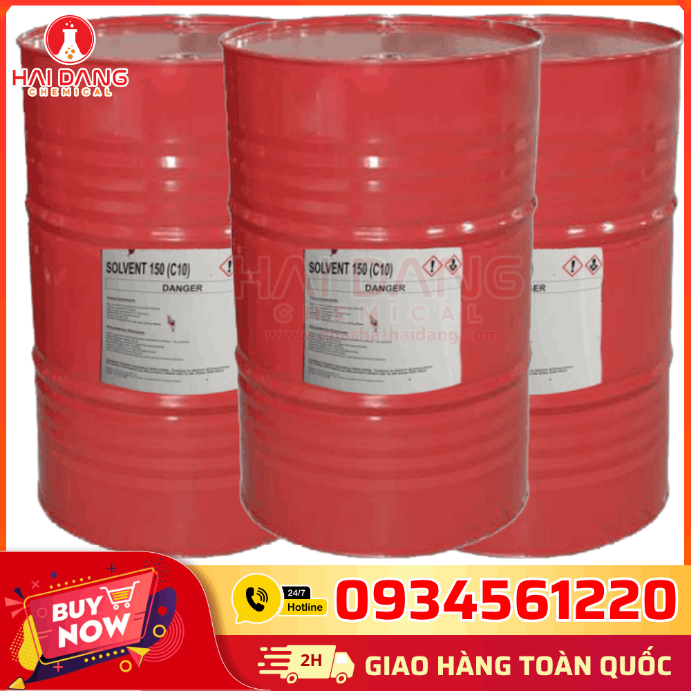 Dung Môi Solvent A150 – Hóa Chất Công Nghiệp Cho Sơn, Keo, Nhựa, Cao Su, Mực In
