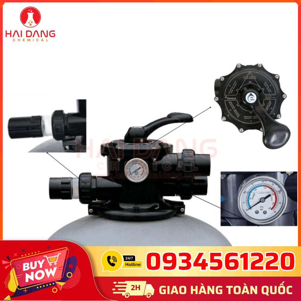 Thiết Bị Lọc Cát Emaux V1000 – Bình Composite Cao Cấp, Lọc Sạch Tạp Chất, Hoạt Động Ổn Định, Dễ Bảo Trì Và Sử Dụng.