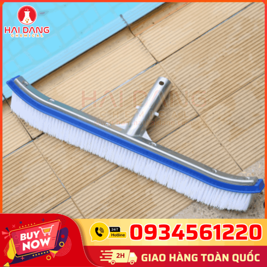 Kho Hóa Chất Hải Đăng – Chổi Cọ Bể Bơi SE16, Lông Mềm Cao Cấp, Dùng Cho Bể Bạt, Composite, Cung Cấp Toàn Quốc.